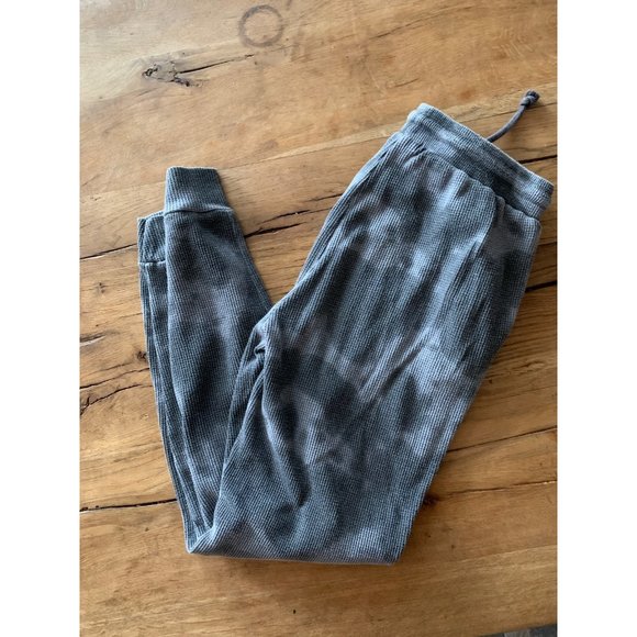 RDI thermal tie dye jogger Pants black grey AFALLON M - Picture 5 of 5